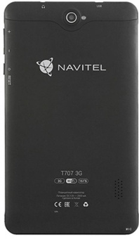 Навигатор Автомобильный GPS Navitel T707 3G 7" 1024x600 16384 microSD Bluetooth черный Navitel от магазина РЭССИ