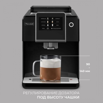 Кофемашина Rondell RDE-1110 1500Вт черный от магазина РЭССИ