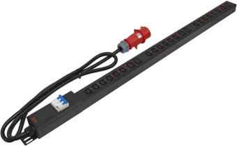 Блок распределения питания Powercom PDU-32AV24-18C3-6C9-3P от магазина РЭССИ