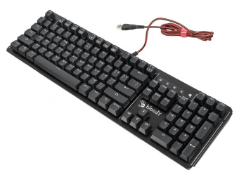 Клавиатура A4Tech Bloody B975 механическая черный USB Multimedia for gamer LED (подставка для запястий) от магазина РЭССИ