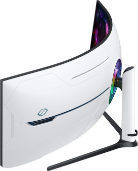 Монитор Samsung 57" Odyssey Neo G9 S57CG952NI черный VA LED 32:9 HDMI полуматовая HAS Piv 420cd 178гр/178гр 7680x2160 240Hz FreeSync Premium Pro DP Dual UHD USB 19кг от магазина РЭССИ