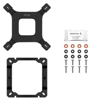 Устройство охлаждения(кулер) Deepcool AG400 Digital Bk ARGB Soc-AM5/AM4/1151/1200/1700 черный 4-pin Al+Cu LCD 220W 636gr Ret (R-AG400-BKADMN-G-1) от магазина РЭССИ