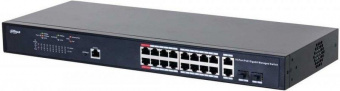Коммутатор Dahua DH-PFS4218-16GT-130 16G 2PoE 130W управляемый от магазина РЭССИ