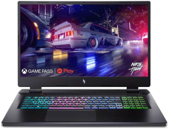Ноутбук Acer Nitro 17 AN17-41-R3S4 Ryzen 9 7940HS 32Gb SSD1Tb NVIDIA GeForce RTX4070 8Gb 17.3" IPS QHD (2560x1440) noOS black WiFi BT Cam (NH.QKNCD.002) от магазина РЭССИ