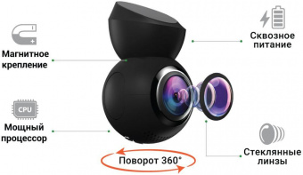 Видеорегистратор Navitel R1050 черный 2Mpix 1080x1920 1080p 165гр. GPS MSTAR MSC8328 от магазина РЭССИ