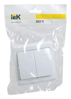 Выключатель IEK Вега скрыт. 2кл. IP20 белый (упак.:1шт) (EVV20-K01-10-DM) от магазина РЭССИ