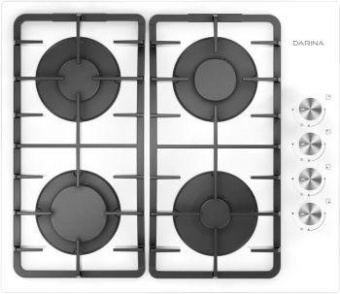 Газовая варочная поверхность Darina 1T1 BGC 341 12 W белый от магазина РЭССИ
