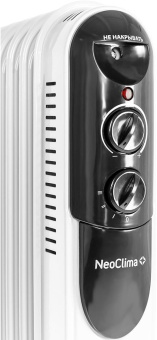 Радиатор масляный Neoclima NC 9307 1500Вт белый от магазина РЭССИ