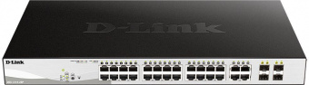 Коммутатор D-Link DGS-1210-28P/FL1A 28G 24PoE 193W управляемый от магазина РЭССИ
