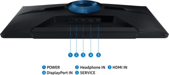 Монитор Samsung 32" Odyssey G3 S32DG300EI черный VA LED 16:9 HDMI матовая HAS Piv 250cd 178гр/178гр 1920x1080 180Hz FreeSync DP FHD 5.6кг от магазина РЭССИ