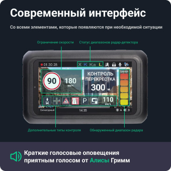 Видеорегистратор с радар-детектором Roadgid Premier 3 2CH GPS черный от магазина РЭССИ