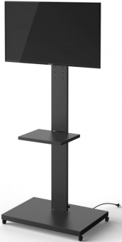 Подставка для телевизора Holder PR-107 черный 32"-70" макс.60кг напольный поворот и наклон от магазина РЭССИ