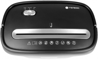 Шредер Heleos УД15-4 черный/серебристый (секр.P-4) фрагменты 7лист. 15лтр. скобы пл.карты от магазина РЭССИ