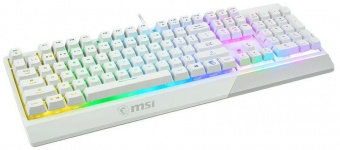 Клавиатура MSI Vigor GK30 белый USB for gamer LED от магазина РЭССИ