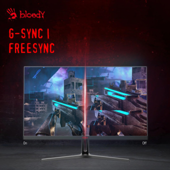 Монитор Bloody 27" MN270Q черный IPS LED 1ms 16:9 HDMI M/M матовая 300cd 178гр/178гр 2560x1440 180Hz G-Sync DP 2K 3.95кг от магазина РЭССИ
