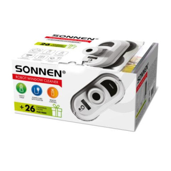 Робот-мойщик окон SONNEN Tech RWC-122 UltraClear датчик от падения 26 салфеток пульт ДУ 456235 от магазина РЭССИ