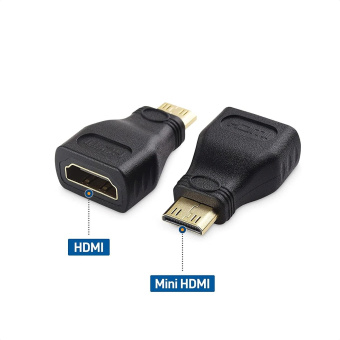 Переходник аудио-видео Premier 5-896 mini-HDMI (m)/HDMI (f) черный от магазина РЭССИ