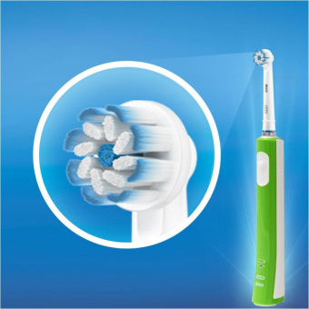 Зубная щетка электрическая Oral-B Junior зеленый/белый от магазина РЭССИ