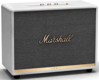 Колонка порт. Marshall Woburn II белый/золотистый 130W 2.1 BT/3.5Jack 10м от магазина РЭССИ