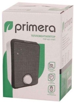 Тепловентилятор Primera FHP-601-FWT 600Вт белый/серый от магазина РЭССИ