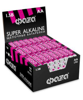 Элемент питания алкалиновый, LR 6(АА) Super Alkaline 4шт от магазина РЭССИ