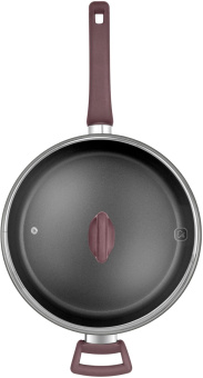 Сотейник Rondell Fest RDA-1526 d=28см (с крышкой) черный от магазина РЭССИ