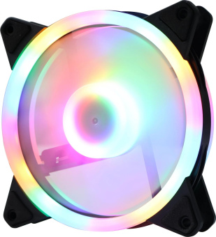 Вентилятор для корпуса GMNG GG-CF120FRGB2-PWMBK RGB 120х120x25 черный 4-pin 28дБ Ret от магазина РЭССИ