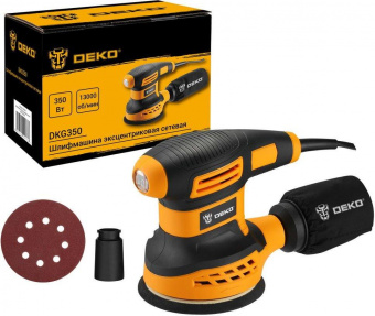 Эксцентриковая шлифовальная машина Deko DKG350 350Вт от магазина РЭССИ