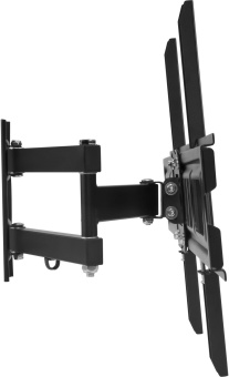 Кронштейн для телевизора Buro MF2 черный 32"-70" макс.35кг настенный поворотно-выдвижной и наклонный от магазина РЭССИ