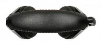 Наушники с микрофоном Оклик HS-L100 черный/красный 2м накладные оголовье (359485) от магазина РЭССИ