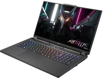 Ноутбук Gigabyte Aorus 17H BXF Core i7 13700H 16Gb SSD1Tb NVIDIA GeForce RTX4080 12Gb 17.3" IPS FHD (1920x1080) Windows 11 Home black WiFi BT Cam (BXF-74KZ554SH) от магазина РЭССИ