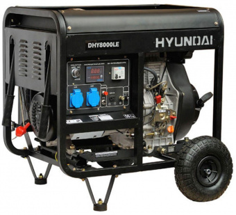 Генератор Hyundai DHY 8000LE 6.5кВт от магазина РЭССИ