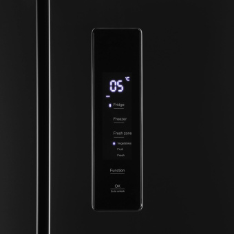 Холодильник Hyundai CM55043F 3-хкамерн. черная сталь инвертер от магазина РЭССИ