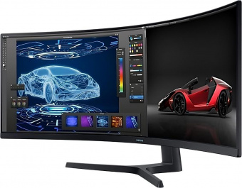 Монитор Samsung 49" S49A950UIU черный VA LED 32:9 HDMI M/M матовая HAS Piv 250cd 178гр/178гр 5120x1440 DP 2K USB 14.6кг от магазина РЭССИ