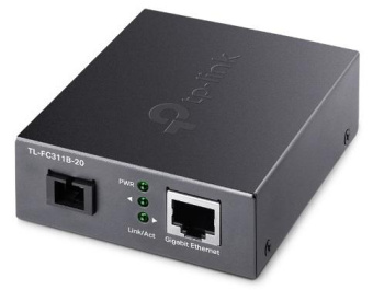 Медиаконвертер TP-Link TL-FC311B-20 WDM 1000Mbit RJ45 до 20km от магазина РЭССИ