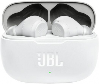 Гарнитура вкладыши JBL Wave 200TWS белый беспроводные bluetooth в ушной раковине (JBLW200TWSWHTIN) от магазина РЭССИ