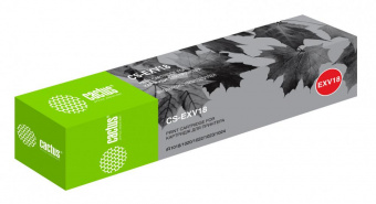 Картридж лазерный Cactus CS-EXV18 C-EXV18 черный (8400стр.) для Canon iR1018/1020/1022/1023/1024 от магазина РЭССИ