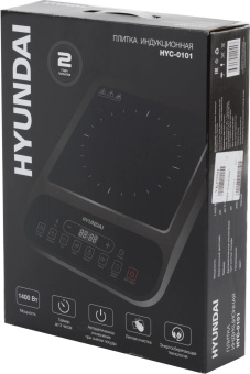 Плита Индукционная Hyundai HYC-0101 черный стеклокерамика (настольная) от магазина РЭССИ