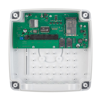 Уличный роутер Kroks Rt-Ubx PoE DS e6 4-48 с модемом LTE cat.6 для видеонаблюдения от магазина РЭССИ