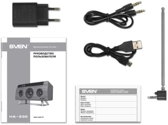 Колонка порт. Sven АС HA-930 дерево/черный 30W 1.0 BT/3.5Jack/USB 2200mAh от магазина РЭССИ