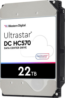 Жесткий диск WD SAS 3.0 22TB 0F48052 WUH722222AL5204 Server Ultrastar DC HC570 512E (7200rpm) 512Mb 3.5" от магазина РЭССИ