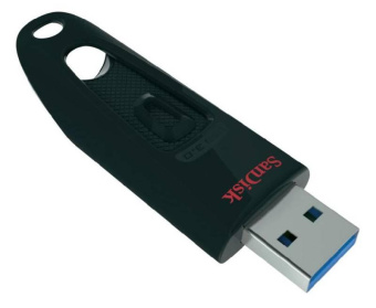 Флеш Диск Sandisk 128Gb Ultra SDCZ48-128G-U46 USB3.0 черный от магазина РЭССИ