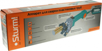 Сварочный аппарат для пластиковых труб Sturm! TW7218 раструбная 1800кВт (кейс в комплекте) от магазина РЭССИ