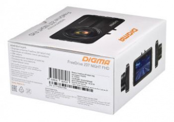 Видеорегистратор Digma FreeDrive 207 Night FHD черный 2Mpix 1080x1920 1080p 150гр. GP2247 от магазина РЭССИ