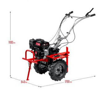 Мотоблок Зубр МТШ-500 бензиновый 5.15кВт 7л.с. от магазина РЭССИ