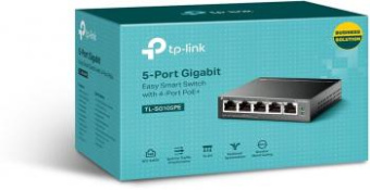 Коммутатор TP-Link TL-SG105PE 5G 4PoE+ 65W управляемый от магазина РЭССИ