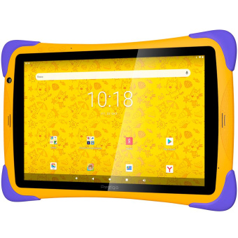 Планшет Prestigio Smartkids RK3226 (1.5) 4C RAM1Gb ROM16Gb 10.1" IPS 1280x800 Android 10.0 Go фиолетовый/желтый 2Mpix 0.3Mpix BT WiFi Touch microSD 128Gb 6000mAh от магазина РЭССИ