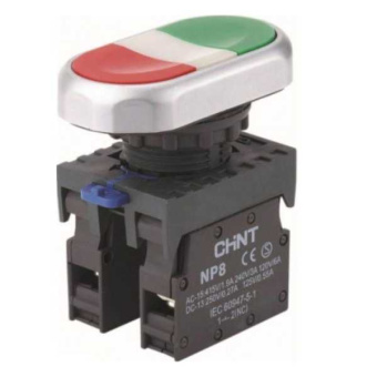667178 Кнопка двойная NP8-11S 1НО+1НЗ от магазина РЭССИ