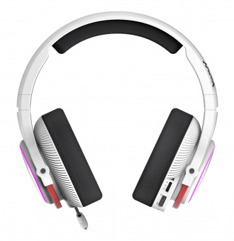 Наушники с микрофоном A4Tech Bloody MR720 белый/красный мониторные BT/Radio оголовье (MR720 NARAKA) от магазина РЭССИ