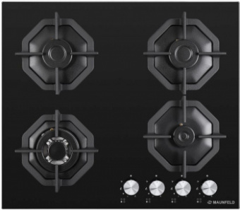 Газовая варочная поверхность Maunfeld EGHG.64.23CB\G черный от магазина РЭССИ